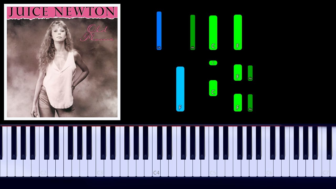 Juice Newton - Angel Of The Morning Piano Tutorial