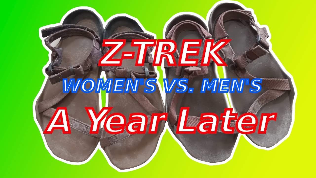 Xero Z Trek Sandals After One Year of Use - Review ( Women's VS. Men's)