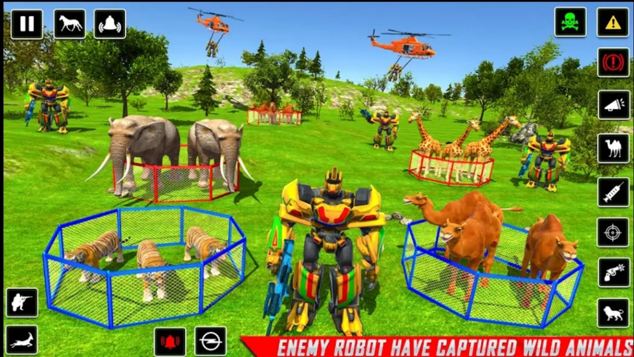 us in this thrilling 3D adventure where our police robot embarks on daring animal rescue missions