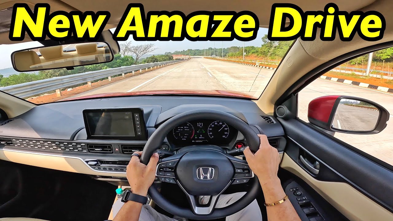 Honda Amaze CVT Drive Review l City Mileage l Better Than Dzire? @Aayush ssm