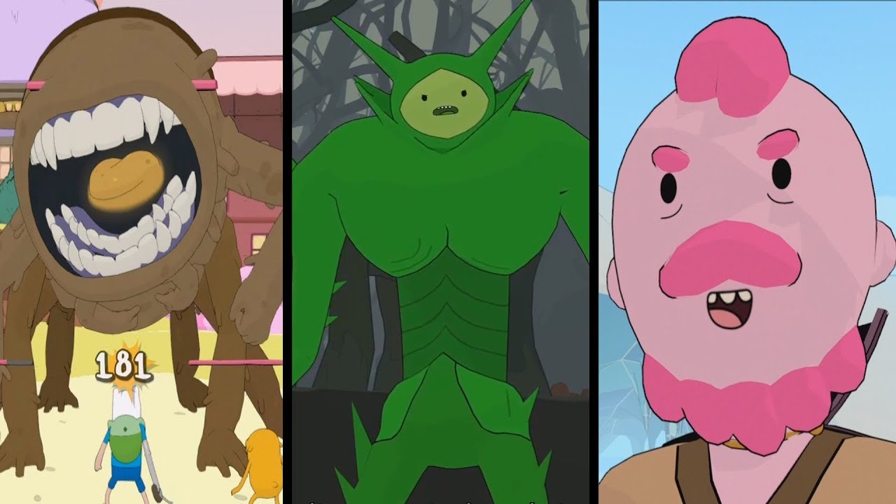 Adventure Time: Pirates of the Enchiridion - All Boss Fights (PS4 HD) [1080p]