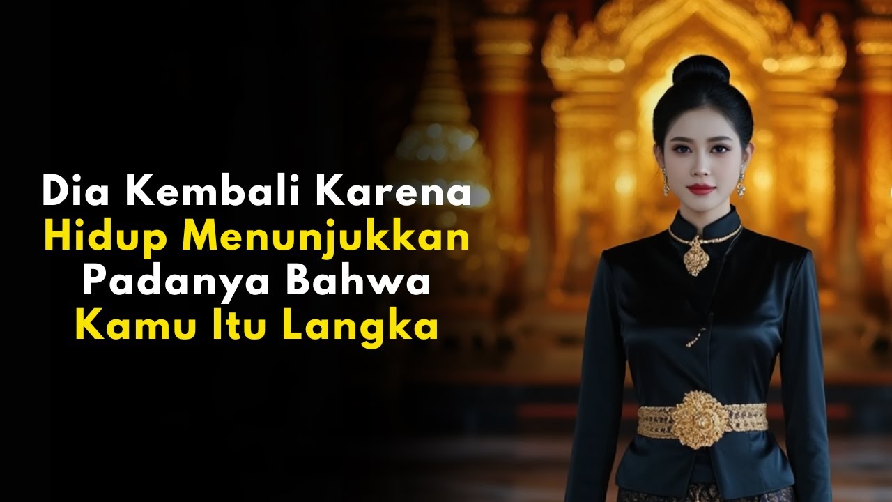 Dia Kembali Karena Hidup Menunjukkan Padanya Bahwa Kamu Itu Langka | Stoikisme
