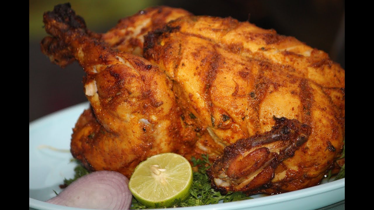 How To Make Whole Chicken Tandoori in Microwave | Desi Zaiqa