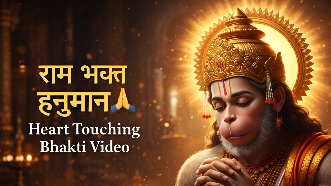 Ram Bhakt Hanuman 🙏 | Hanuman Ji Heart Touching Bhakti | Spiritual Devotional Video #hanuman #bhakti