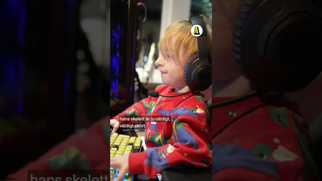 Oliver, 10, kan bryta benen av att byta tr&ouml;ja