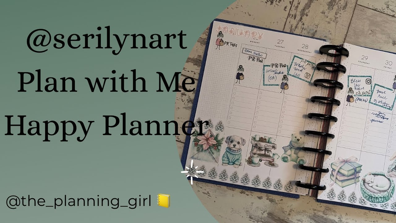 Plan With Me | Classic Happy Planner for Social Media ft@SerilynArtShop 