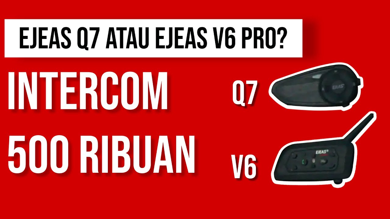 Intercom 500 Ribuan Berkualitas! Ejeas Q7 vs Ejeas V6 Pro Lebih Cocok Mana..?? | Motovlog Indonesia