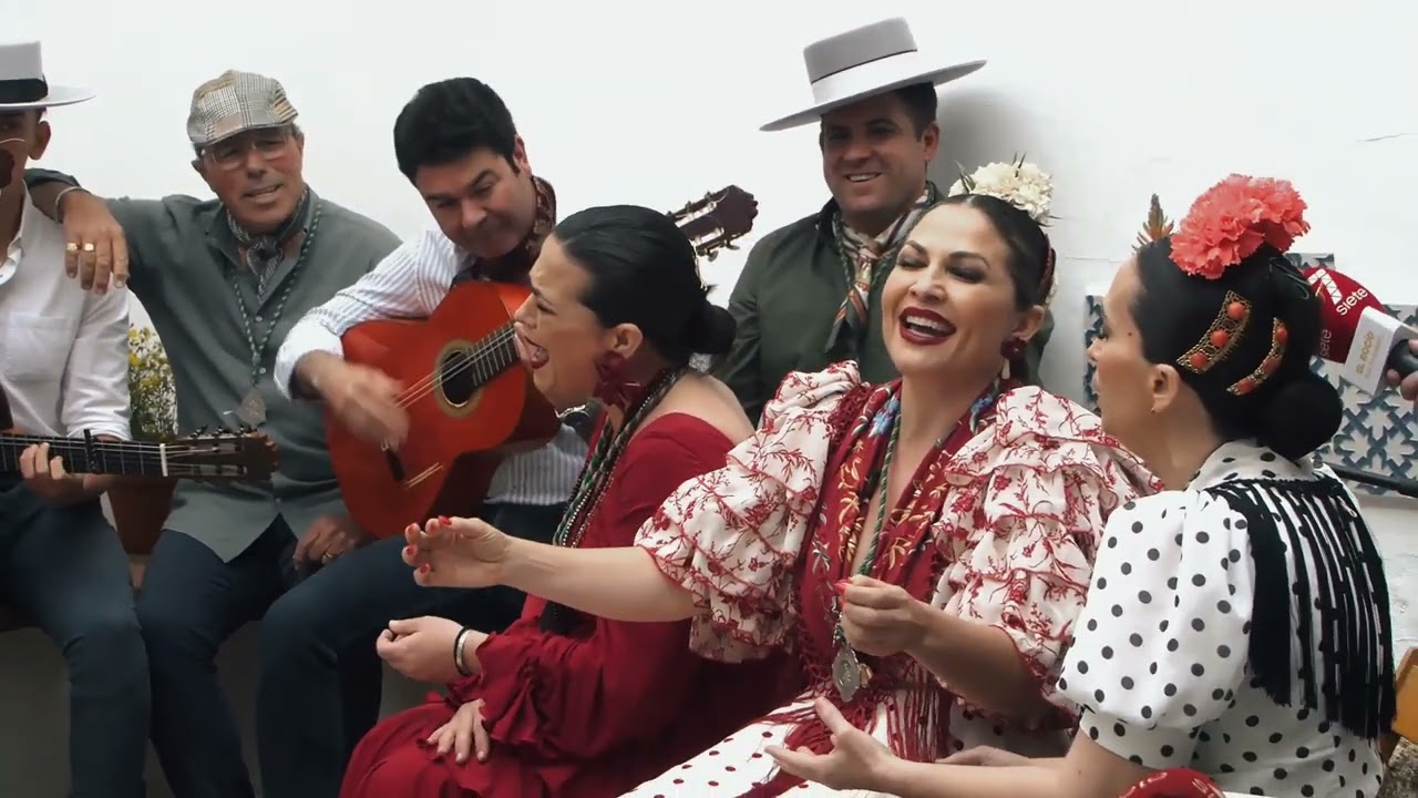 Especial Romería 7TV Andalucia 2025. Macarena De La Torre, familia y amigos.