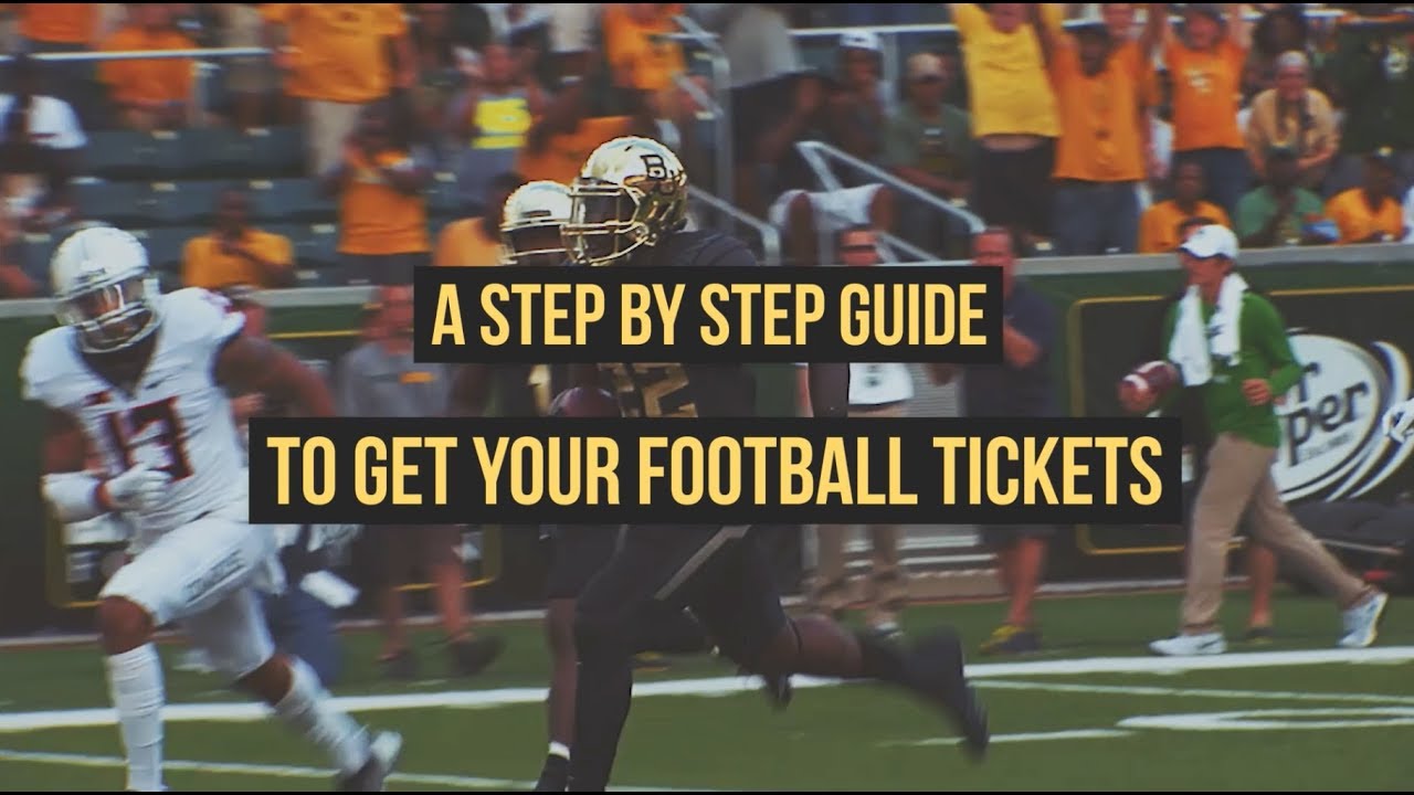 Baylor Football Student Ticket Process, Step by Step