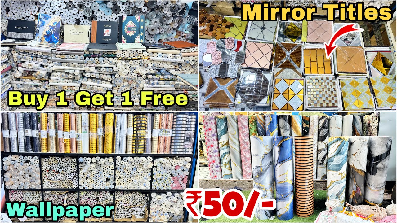 Cheapest Place To Buy An Wallpaper At Wholesale Price | 3D Wallpaper In Mumbai | UV Sheet,Foam Panel