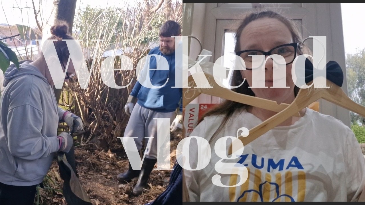 Wedding decor haul and sorting the garden 