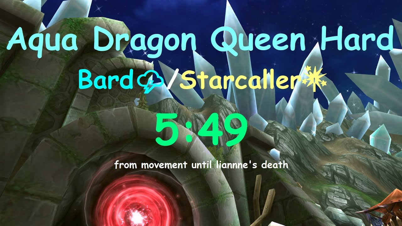 [Aura Kingdom - Impact] Siege of the Aqua Dragon Queen (Hard) Solo Hybrid 🌩️🎇 Bard/Starcaller 5:49