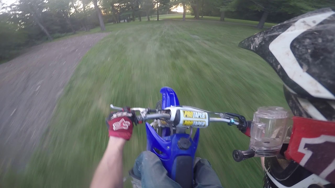 I CRASHED THE DIRT SCOOTER!! - YZ250 + RM250