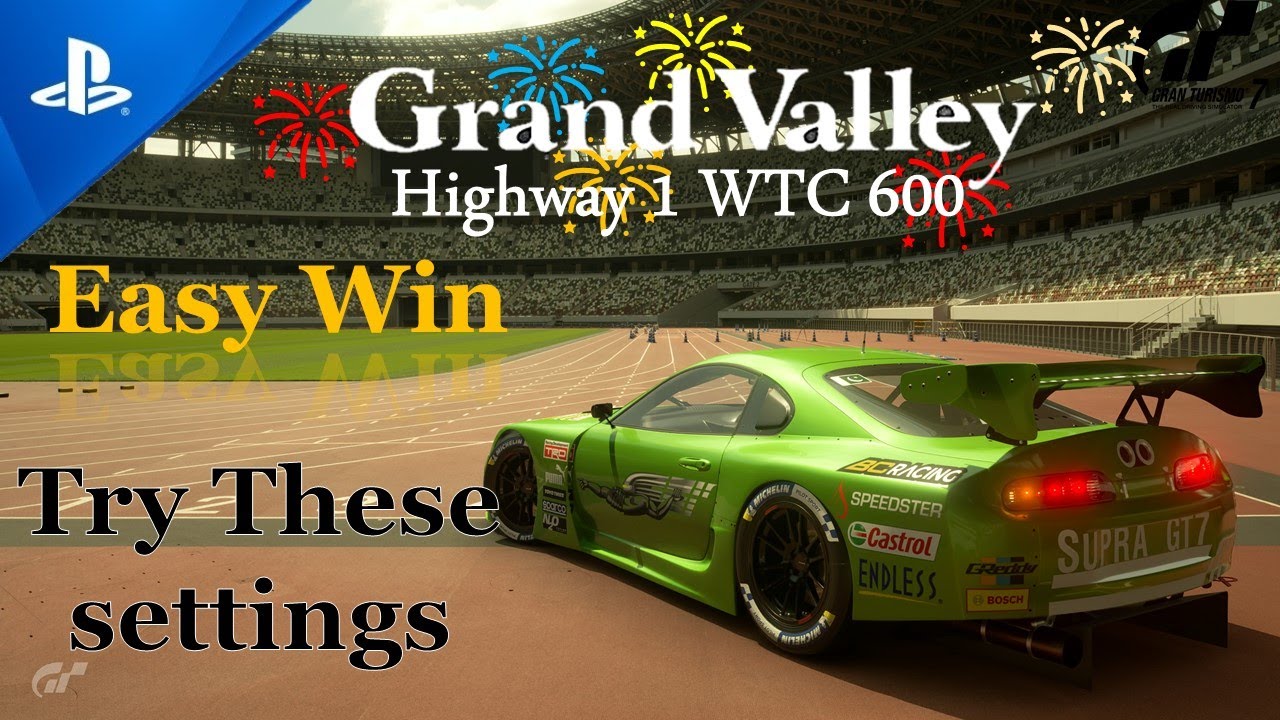 WTC600 Grand Valley Highway.Try These Settings #gt7gameplay #ps5 Lead The Race.#gt7 #settings #4k