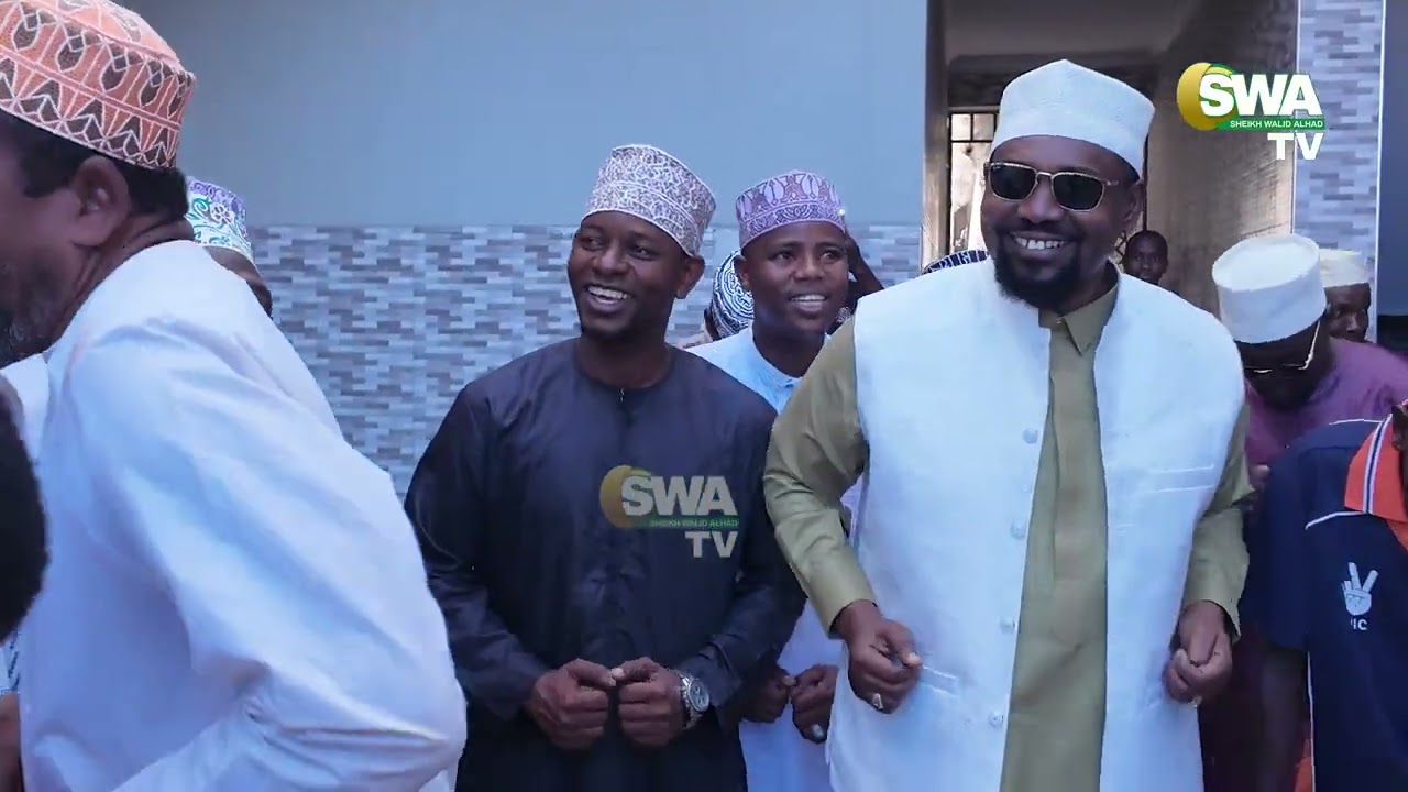 SHEIKH WALID AKIPOKEA WAGENI KUTOKA ZNZ TUMBATU