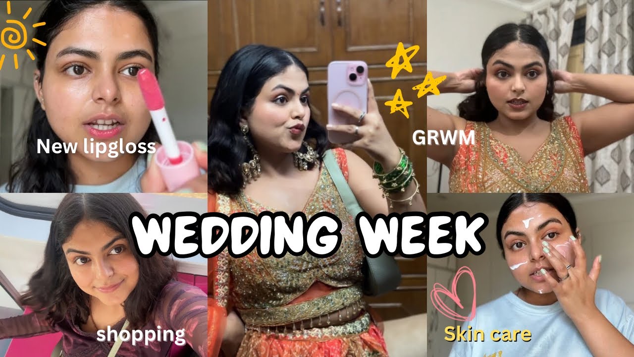 Indian wedding week ✨ | shopping,GRWM ,cleaning 