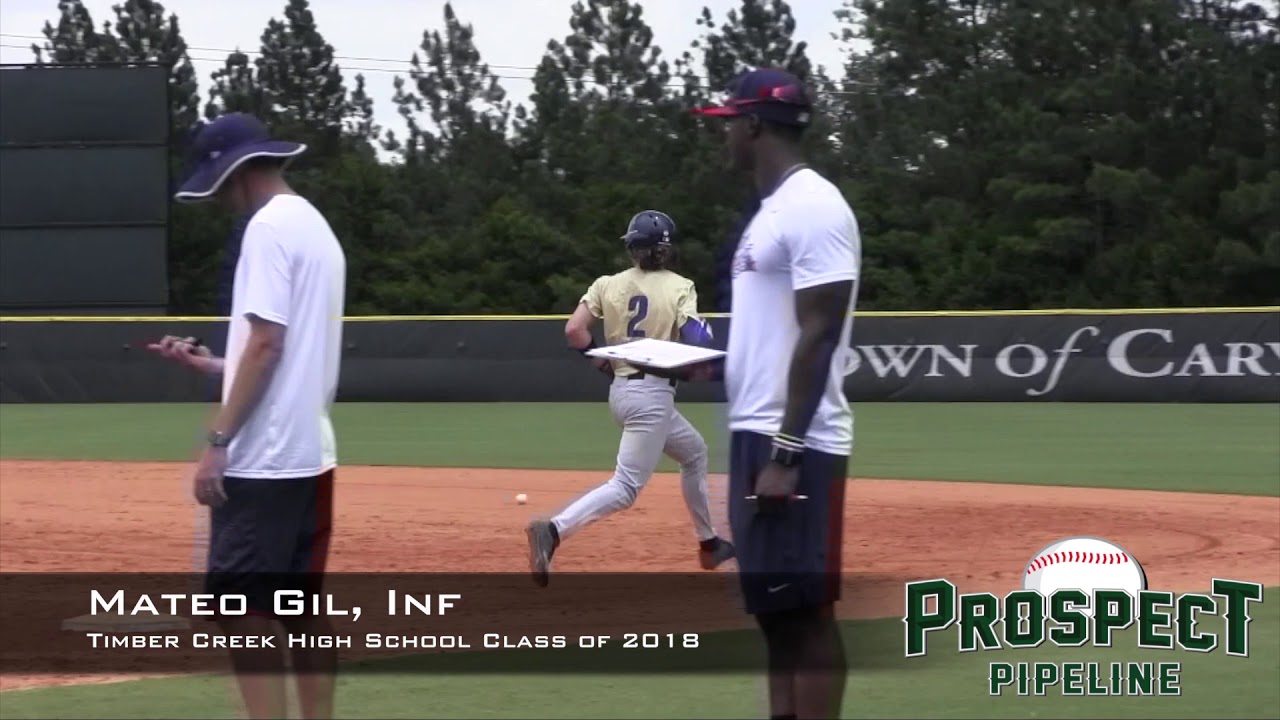 Mateo Gil Prospect Video, Inf, Timber Creek High School Class of 2018