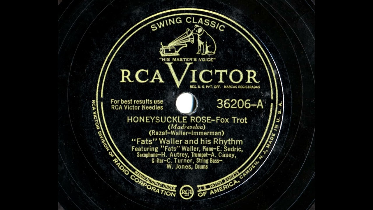 Honeysuckle Rose-Fats Waller and His Rhythm (4/9/37) Instrumental