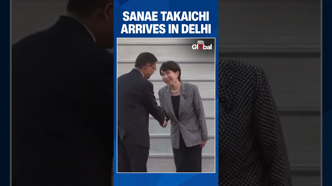 Japanese PM Sanae Takaichi Arrives In Delhi For Official India Visit, Received By Dr Jitendra Singh