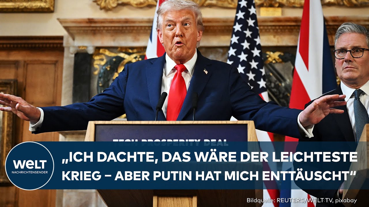 DONALD TRUMP: „Ich dachte, das wäre der leichteste Krieg – aber Putin hat mich enttäuscht!“