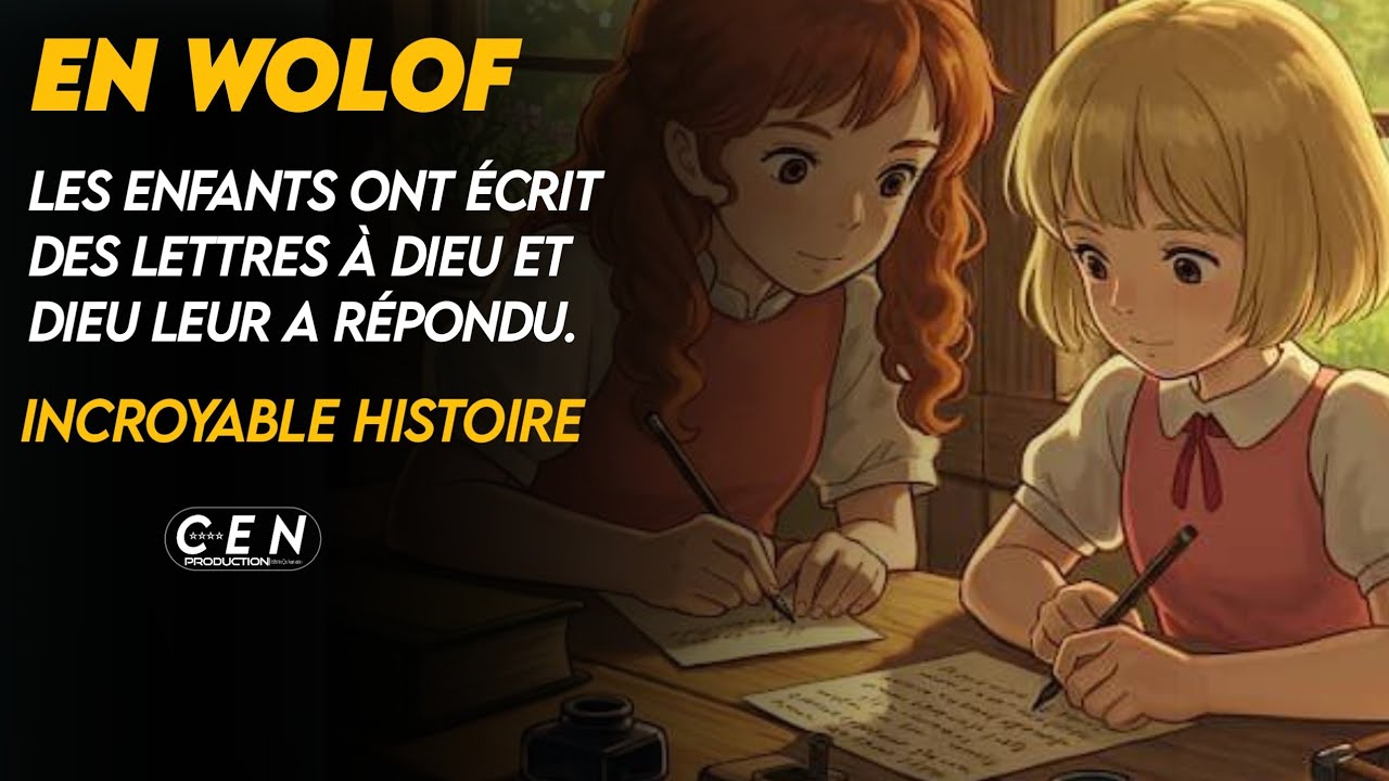 En Wolof - Les enfants ont écrit des lettres à Dieu ..