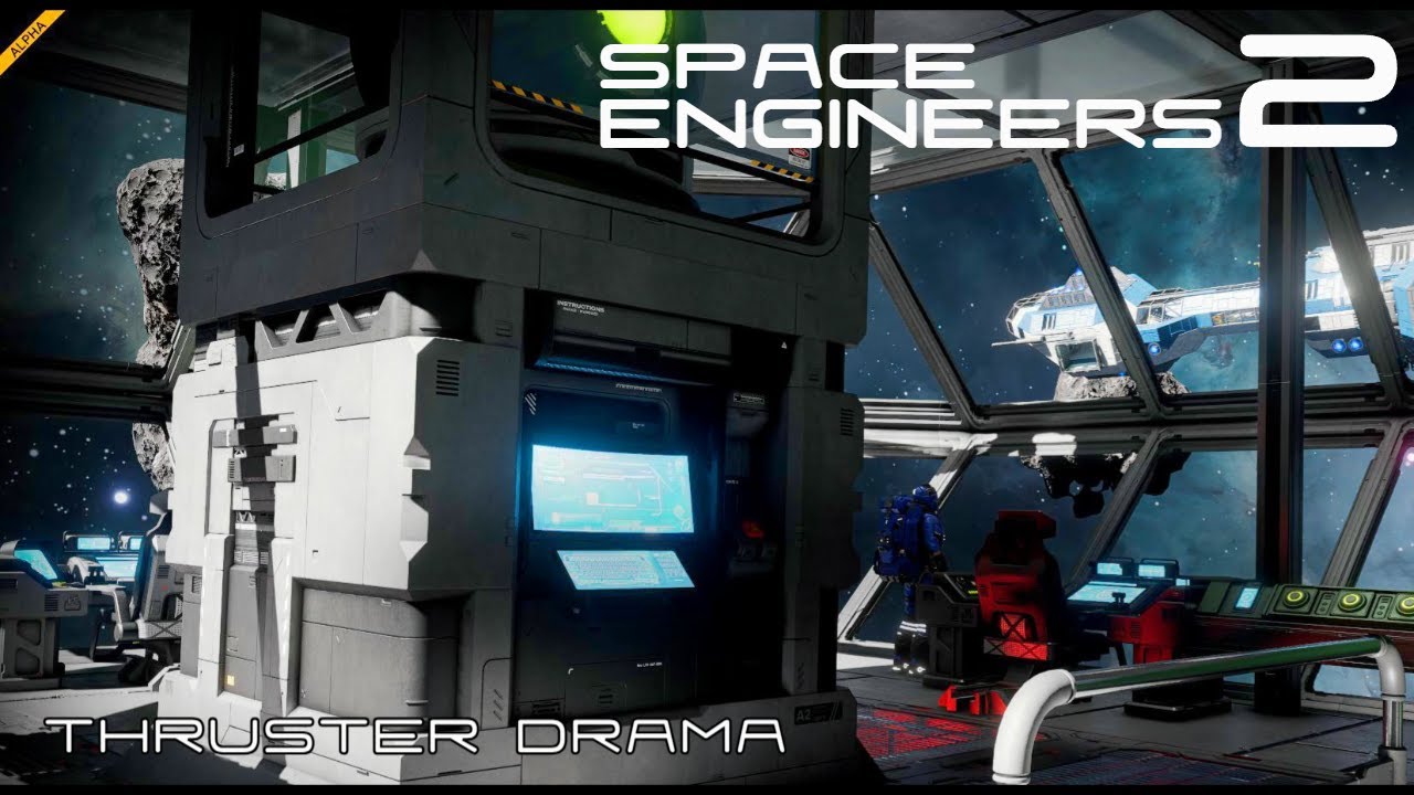 Space Engineers 2 Gameplay Alpha | Building Our First Space Station & Lost Ion Thrusters! | Ep 7