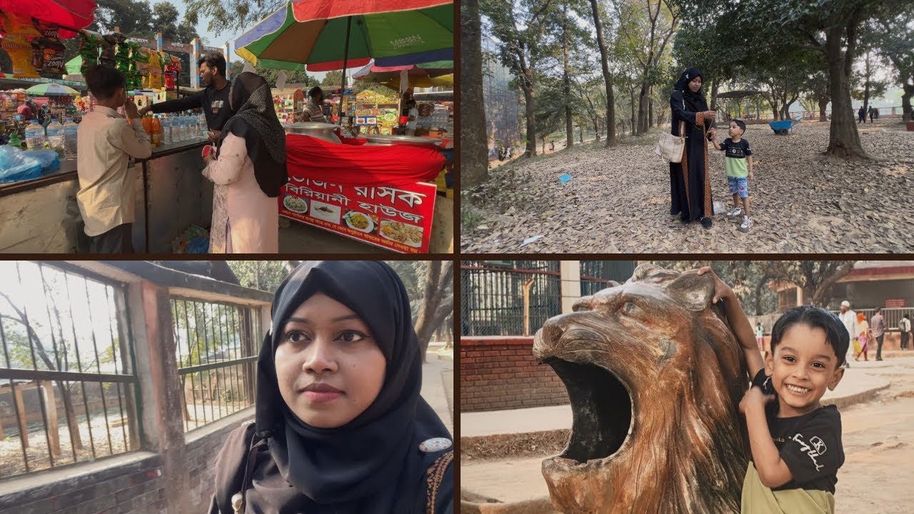 আরাফ কে নিয়ে এই প্রথম মিরপুর চিড়িয়াখানা ঘুরতে আসলাম।আরাফ অনেক মজা করলো।