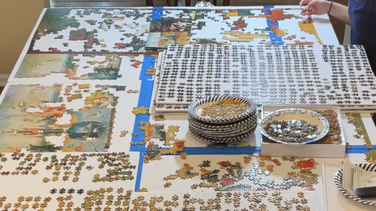 Educa Garden of Earthly Delights 9000 Puzzle Days 29-32