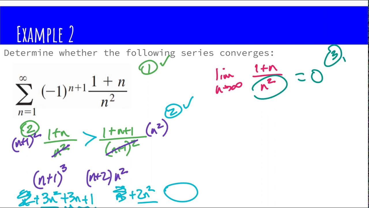 10.7 - Alternating Series Test Examples