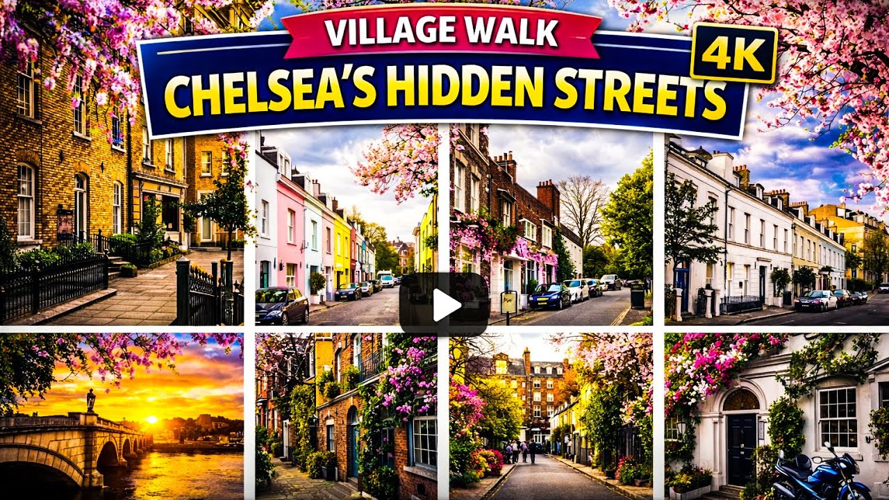 🌷✨ Chelsea Hidden Streets: Chelsea Harbour to King's Road  1-Hour Village Discovery 