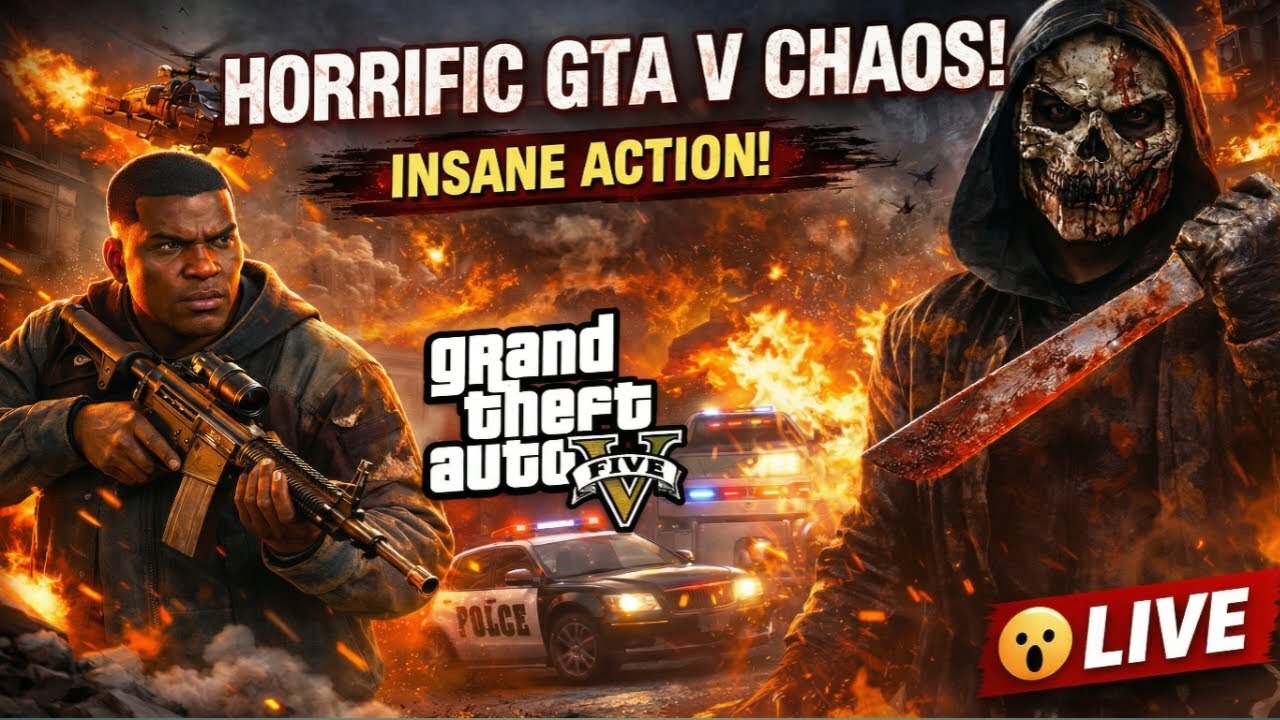 Franklin Unleashed! 🔫💥 Full City Chaos | GTA V LIVE Gameplay