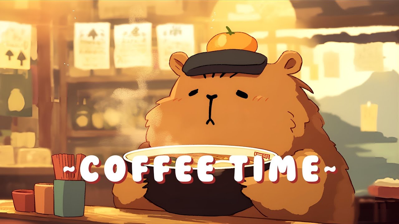 Capybara Beat Station - Calm Music for Focus & Study ~ Warm Feelings ~ 📚 🎵 | Sleep Aid
