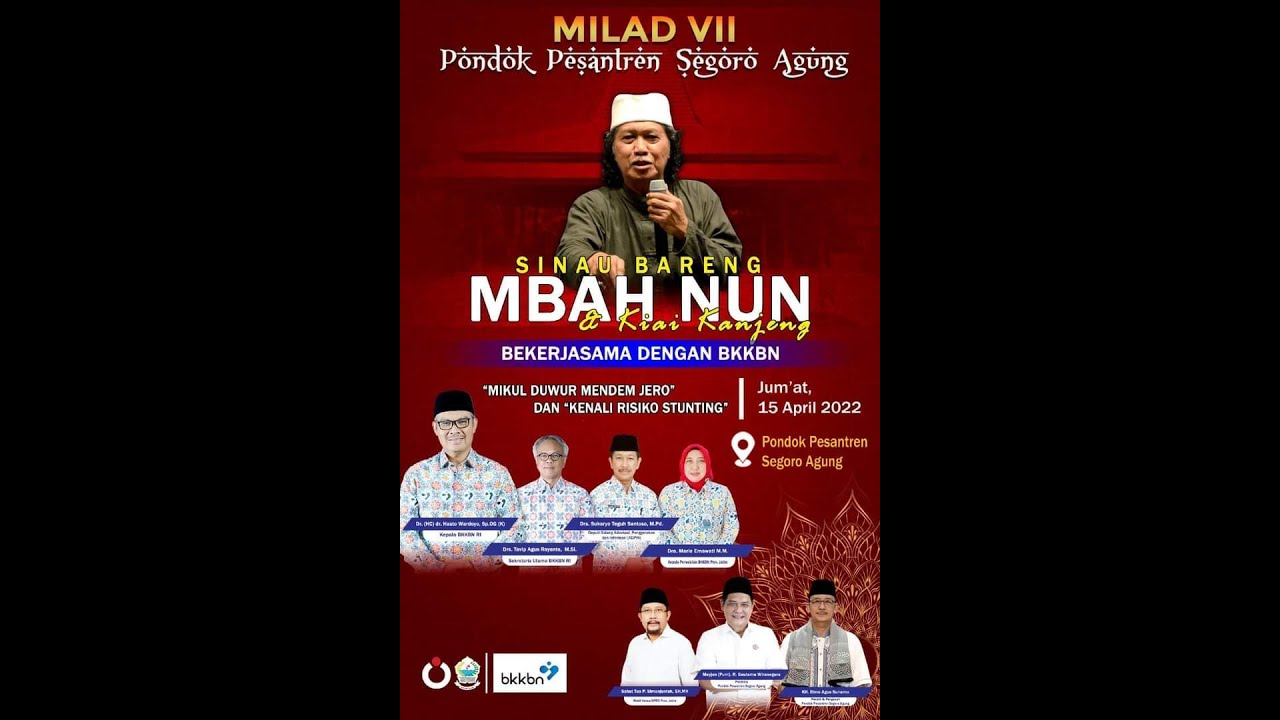 Live Stream Milad VII Pondok Pesantren Segoro Agung 