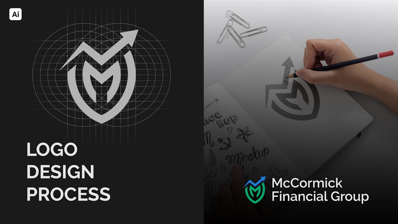 Учебное пособие по дизайну логотипа: пошаговый процесс раскрыт