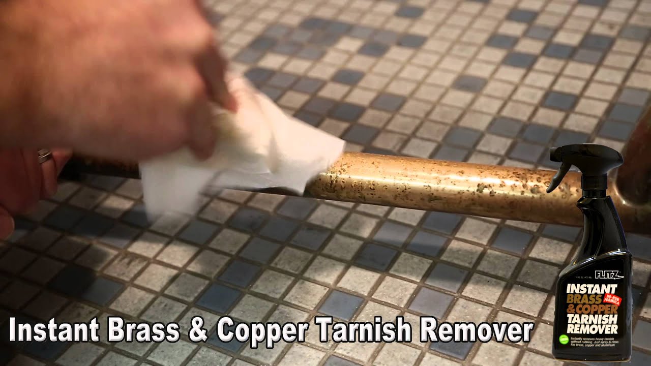 Flitz Instant Brass & Copper Tarnish Remover Makes Short Work of Tarnish on Brass, Copper & Bronze
