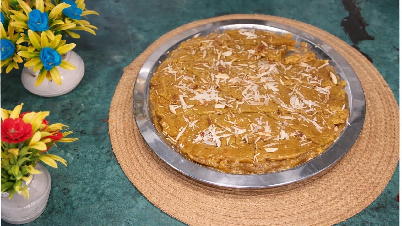 Shab e barat special chana dal katli wala Halwa no soak no syrup chana dal katli recipe 😋 