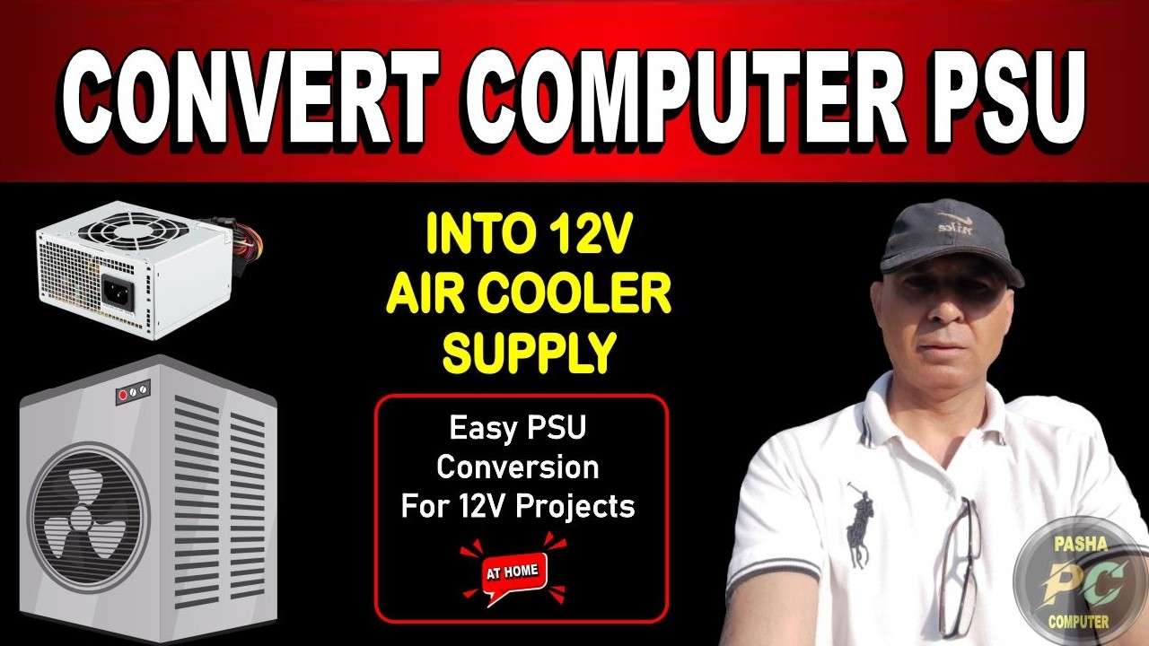 Convert Computer Power Supply to 12V Air Cooler and Battery Charger (Easy Guide 2025)