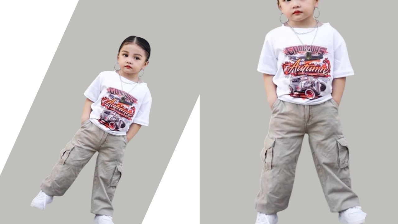 How To Cut and Sew Kids CARGO TROUSER| Baby Design