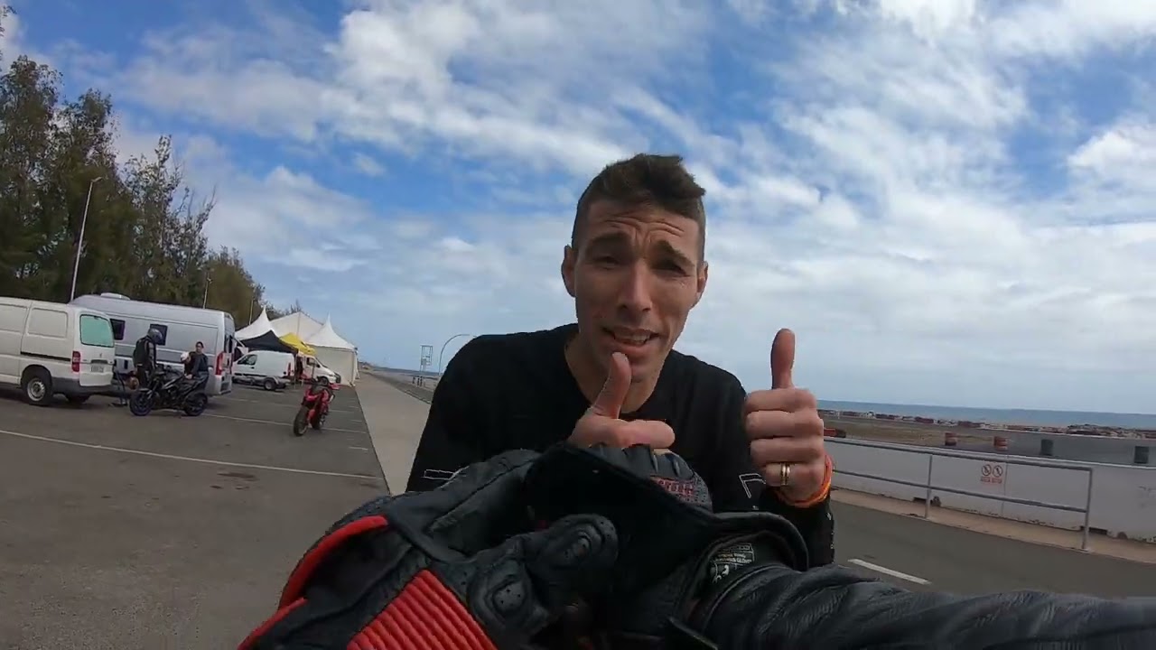 Entrenamiento Motos Circuito Maspalomas Canarias
