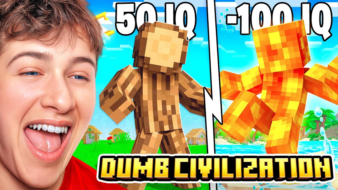 Реакция BeckBros на самую глупую цивилизацию Minecraft