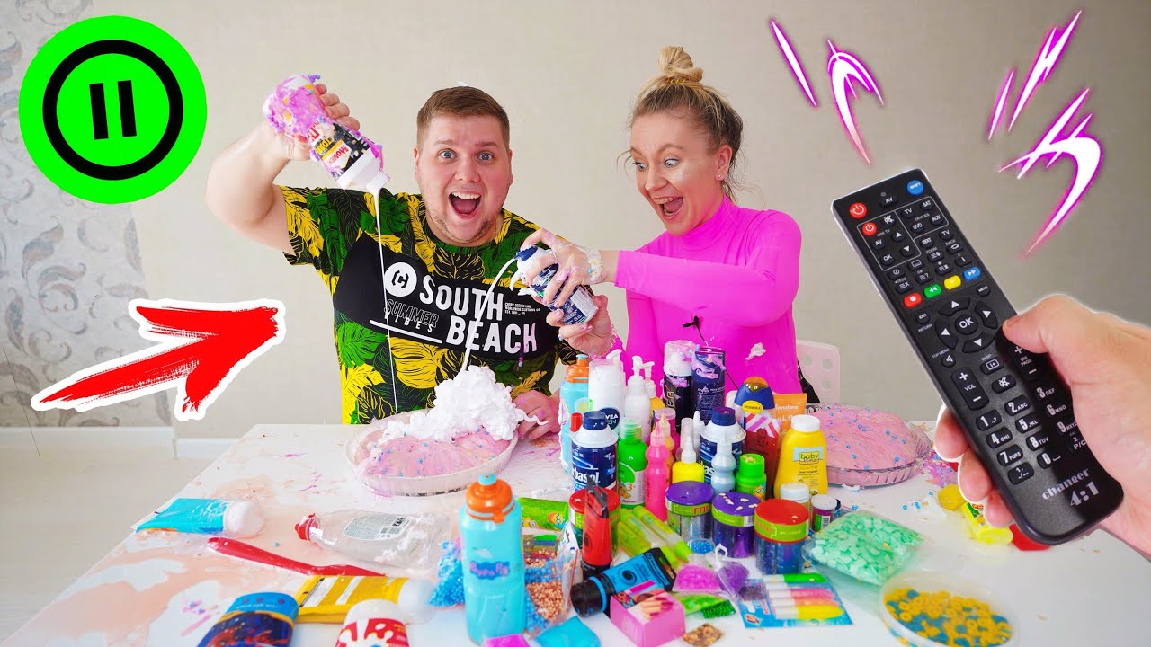 ПАУЗА СЛАЙМ ЧЕЛЛЕНДЖ Ч2 😱 *оЧень плохАя идеЯ* PAUSE SLIME CHALLENGE