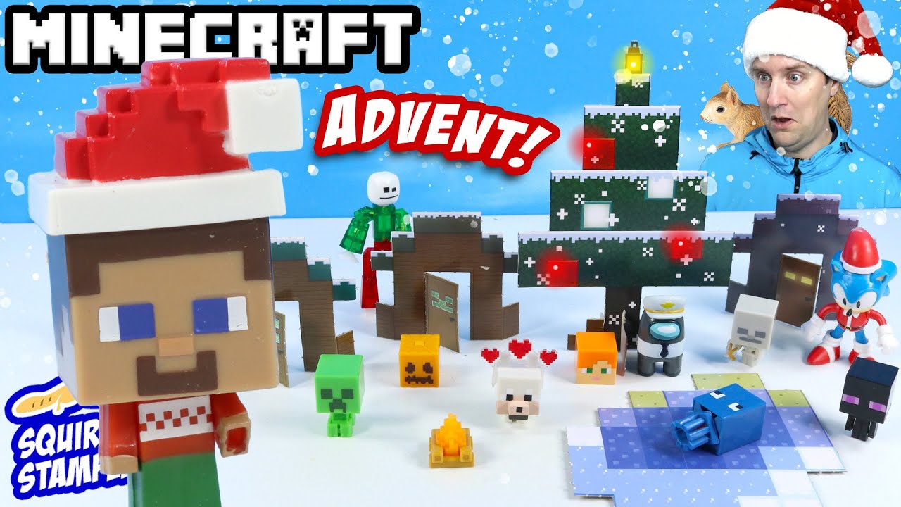 Minecraft Christmas Mob Head Minis Advent Calendar Countdown 2022 Review