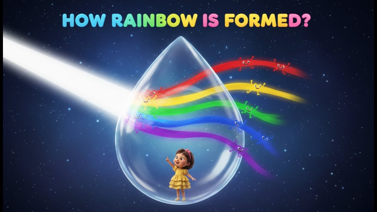 How a RAINBOW is Made! 🌈 Super Simple Science for Kids | Kids Learning Bharat