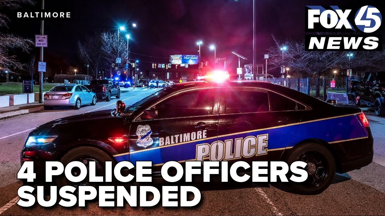 4 Baltimore Police officers suspended amid criminal investigation in California