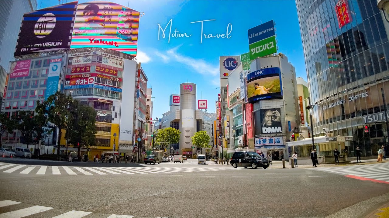 Tokyo, Shibuya Walking Tour Under State Of Emergency, May 2020