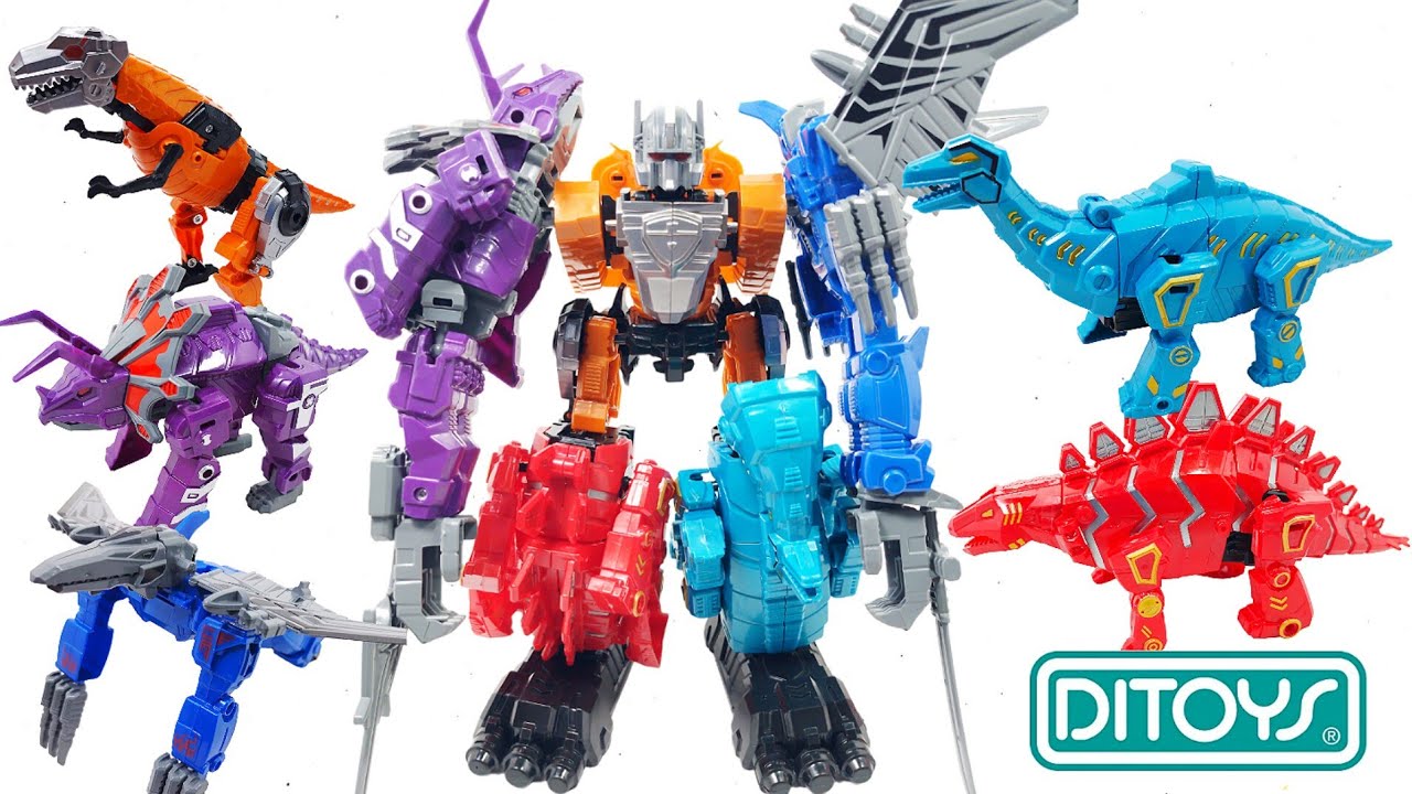 COMBINER DITOYS CONVERTIBLES MEGA D-SOLDIER COMO ARMARLO 5 DINOBOTS PASO A PASO | Rage X-Warrior