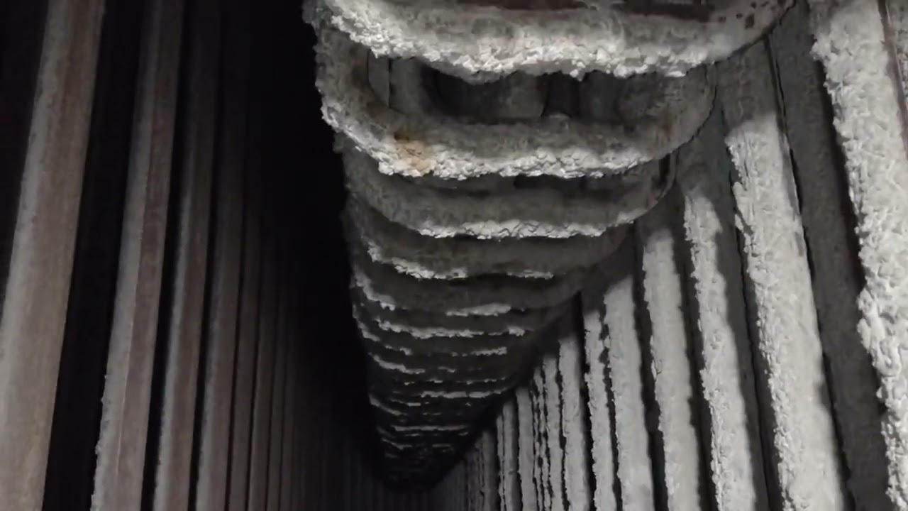 Inspeção da Caldeira região do Superaquecedor de Vapor.