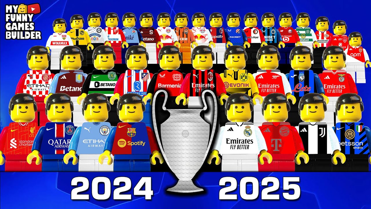 Champions League 2024-25 ⭐ UCL Preview 2025 in Lego Football