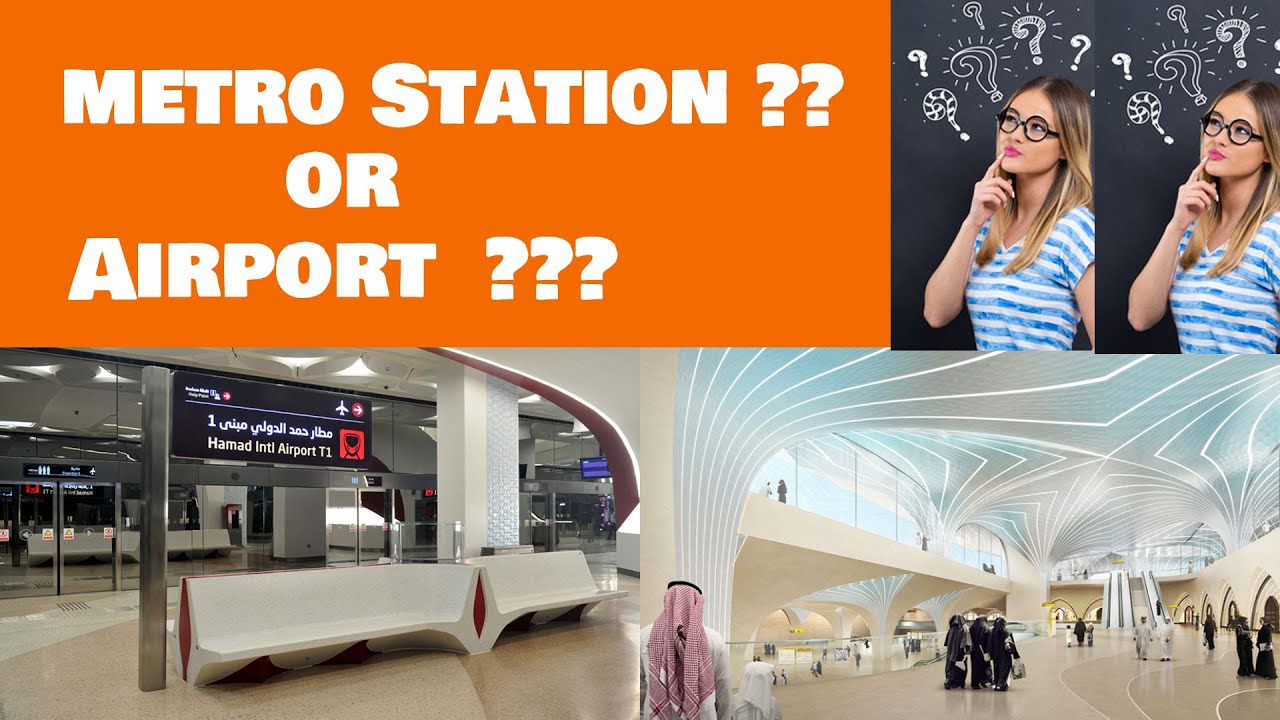 Doha Metro Hamad International Airport || Qatar Metro || Travel With Mazbah