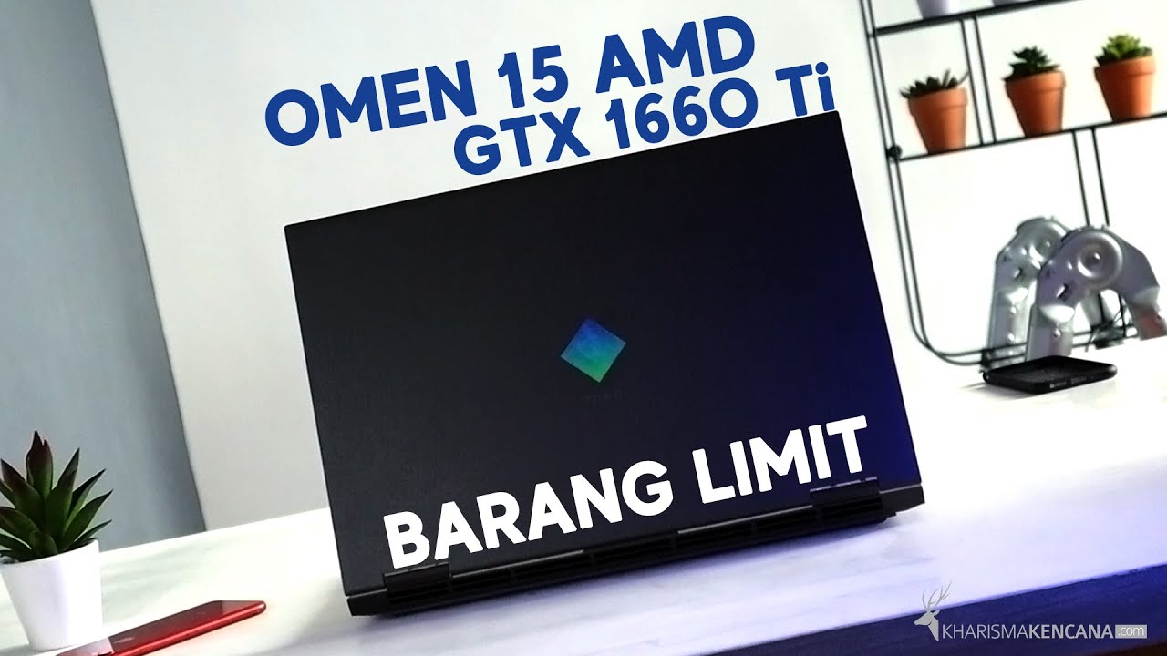 LAPTOP GAMING PAKE 1660 Ti, LIMITED DI PASARAN  | HP OMEN 15 AMD